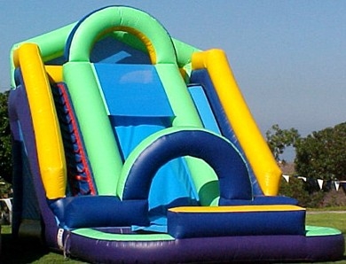 Inflatable Water Slide With Pool  HT-17