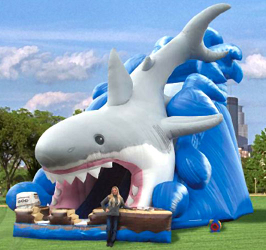 Shark Inflatable Slide  XZ-SL-049