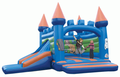 Heavy Duty PVC Inflatable Slide with bouncy house XZ-SL-068
