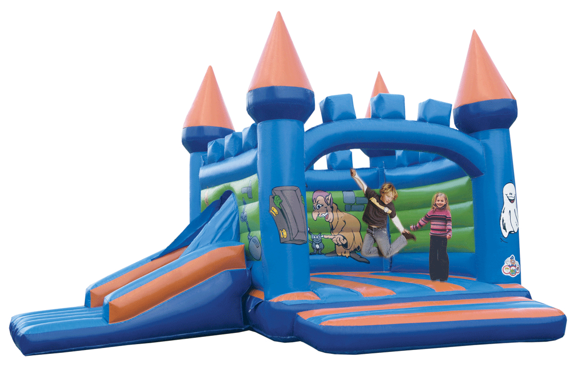 Heavy Duty PVC Inflatable Slide with bouncy house XZ-SL-068
