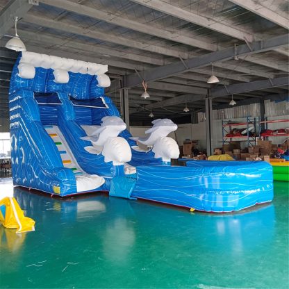 Heavy Duty PVC Inflatable Slide with Blower  XZ-BH-4998
