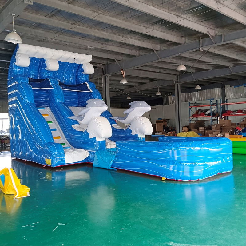 Heavy Duty PVC Inflatable Slide with Blower  XZ-BH-4998