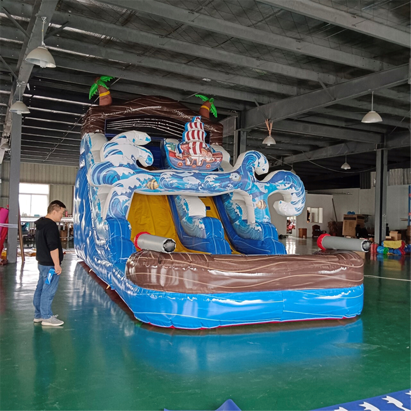 Heavy Duty PVC Inflatable Slide with Blower  XZ-BH-4999