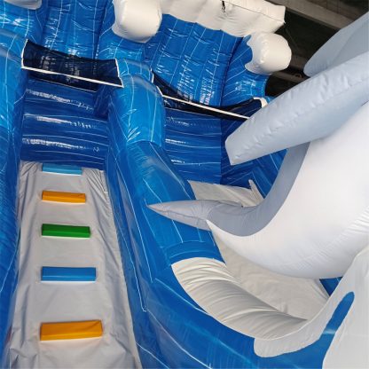 Heavy Duty PVC Inflatable Slide with Blower  XZ-BH-4998