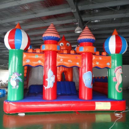 Slide With  Inflatable Bouncy Castle XZ-BH-623